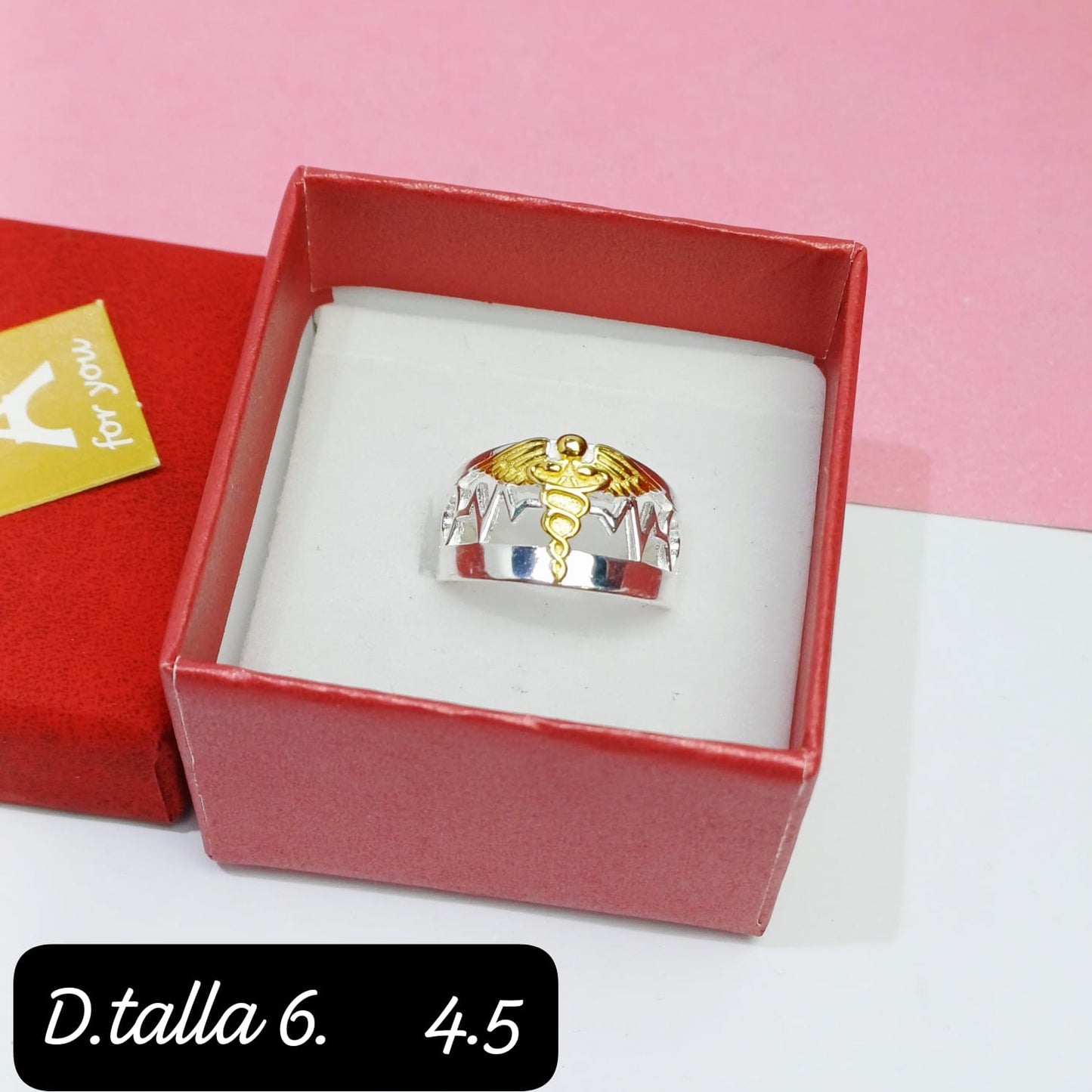 Anillo de signo de medicina | 6 US