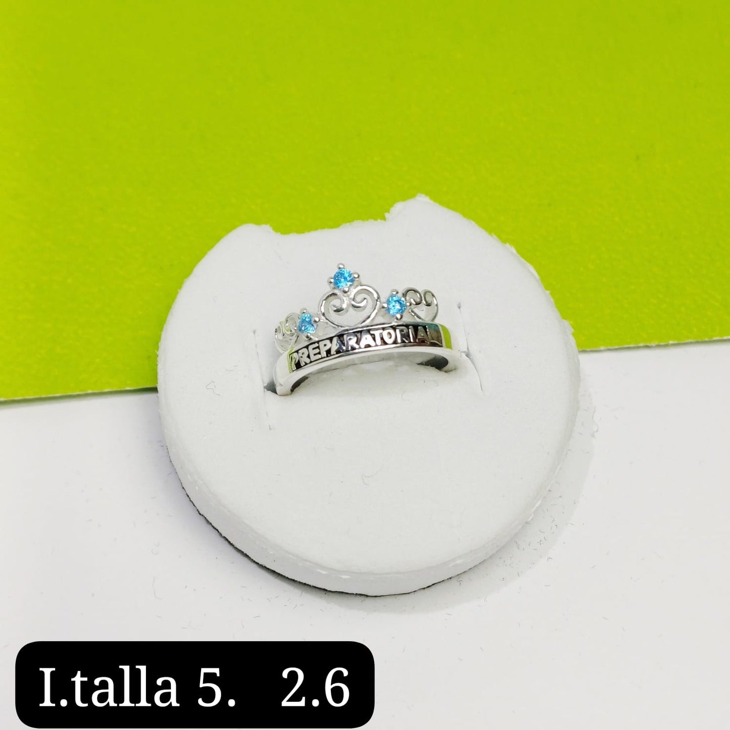 Anillo de graduación preparatoria