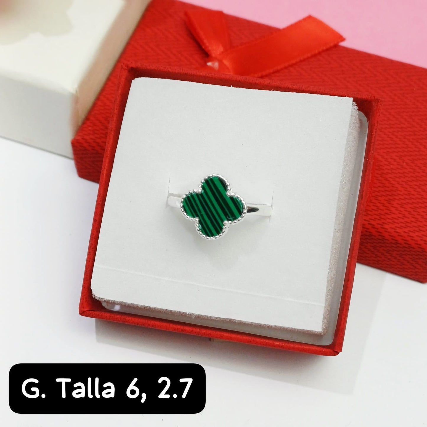Anillo de trebol | 6 US