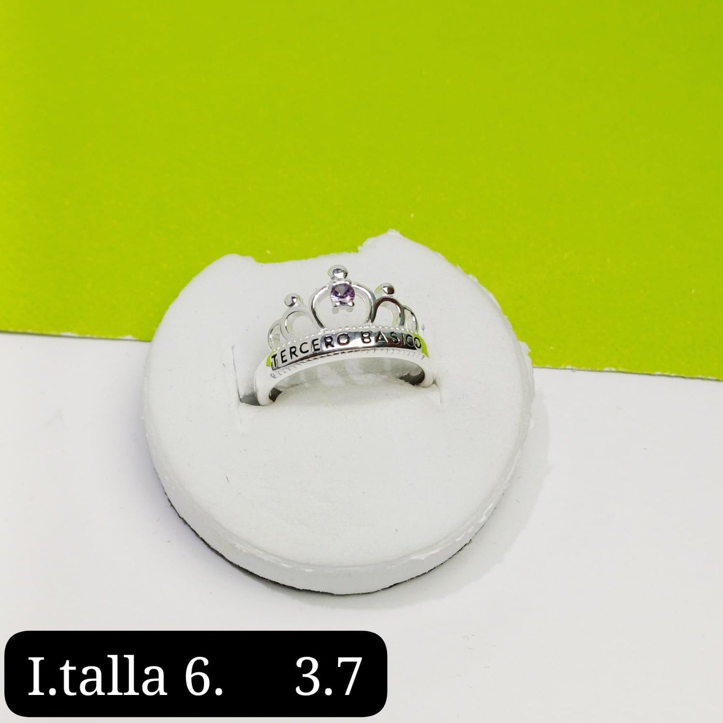 Anillo de graduación 3ro básico
