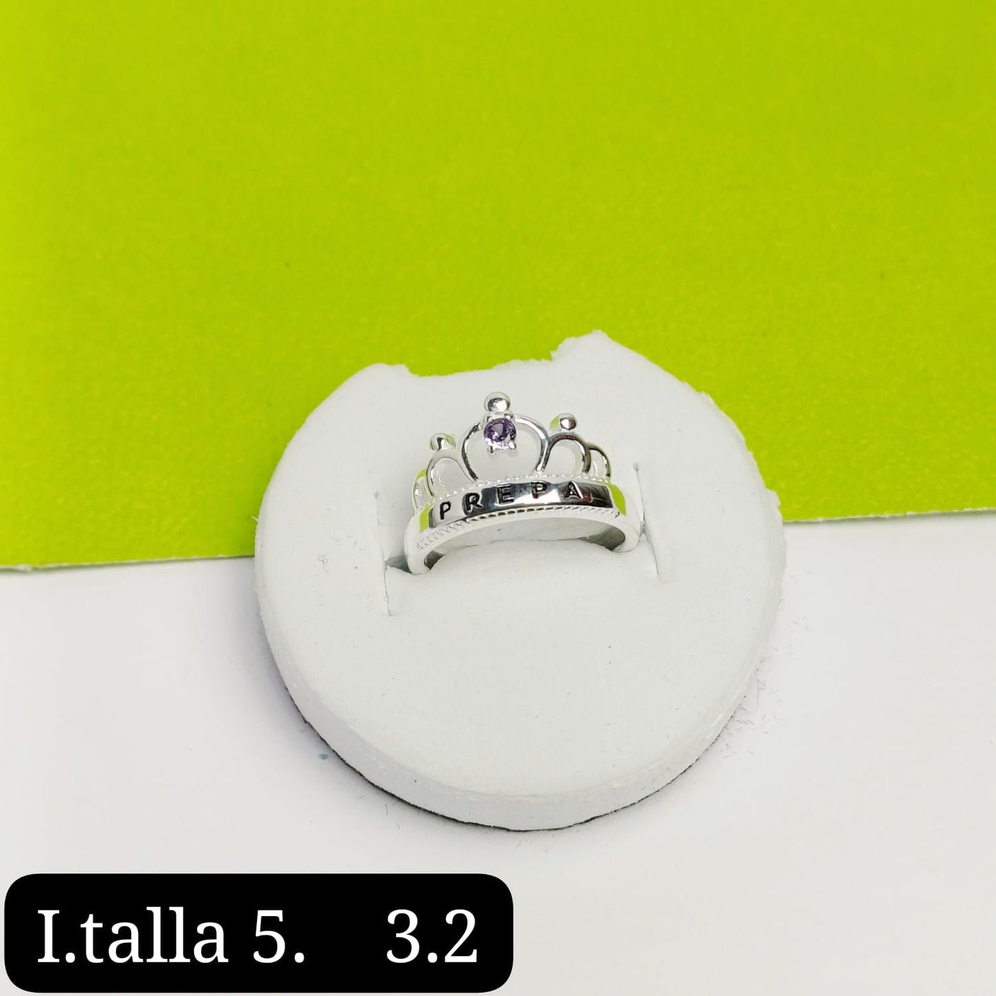 Anillo de graduación preparatoria