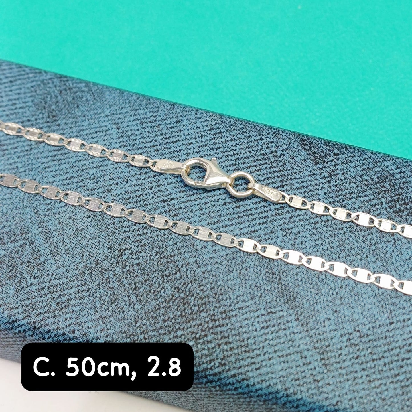 Cadena eslabón Valentino | 50 cm - 2 mm