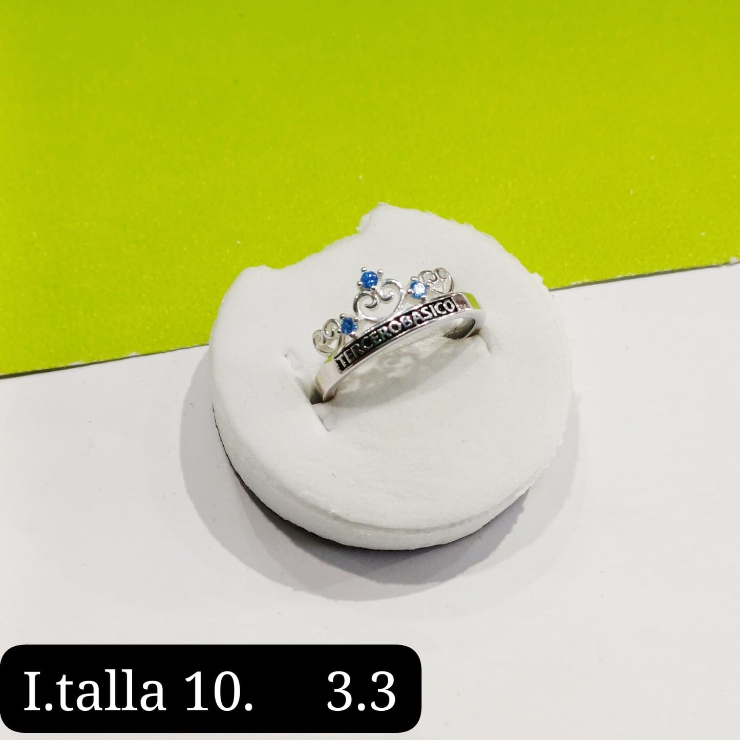 Anillo de graduación 3ro básico