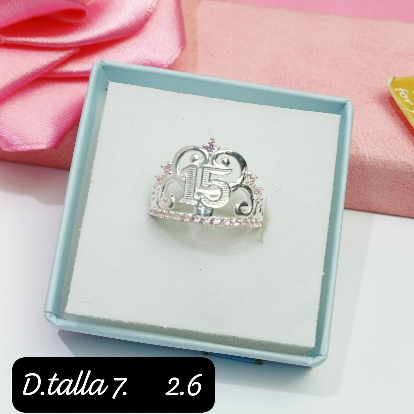 Anillo de 15 años | 7 US