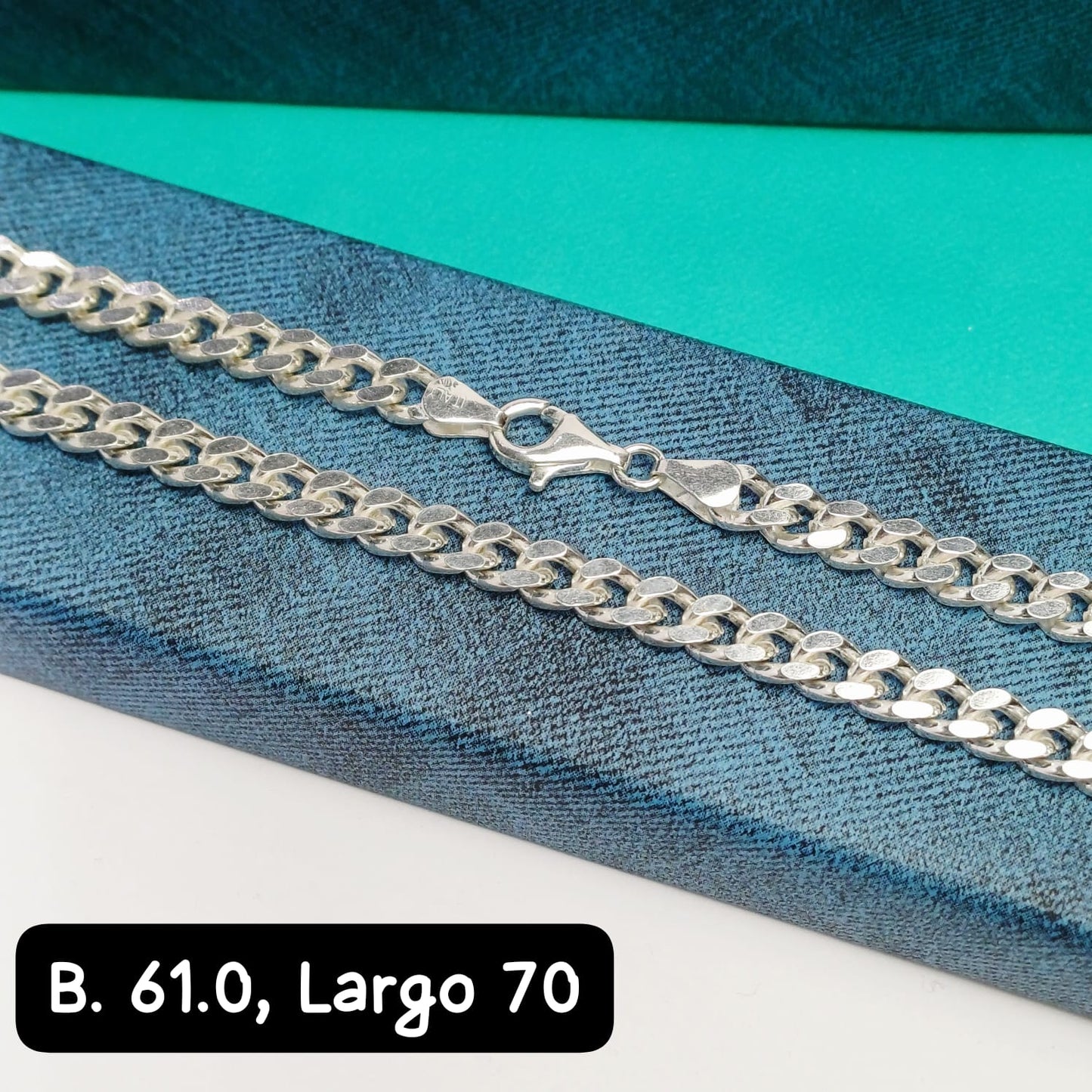 Cadena eslabón Martillado | 70 cm - 6 mm
