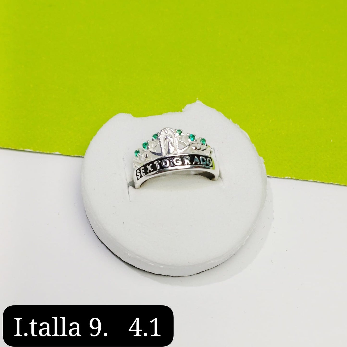 Anillo de graduación 6to grado