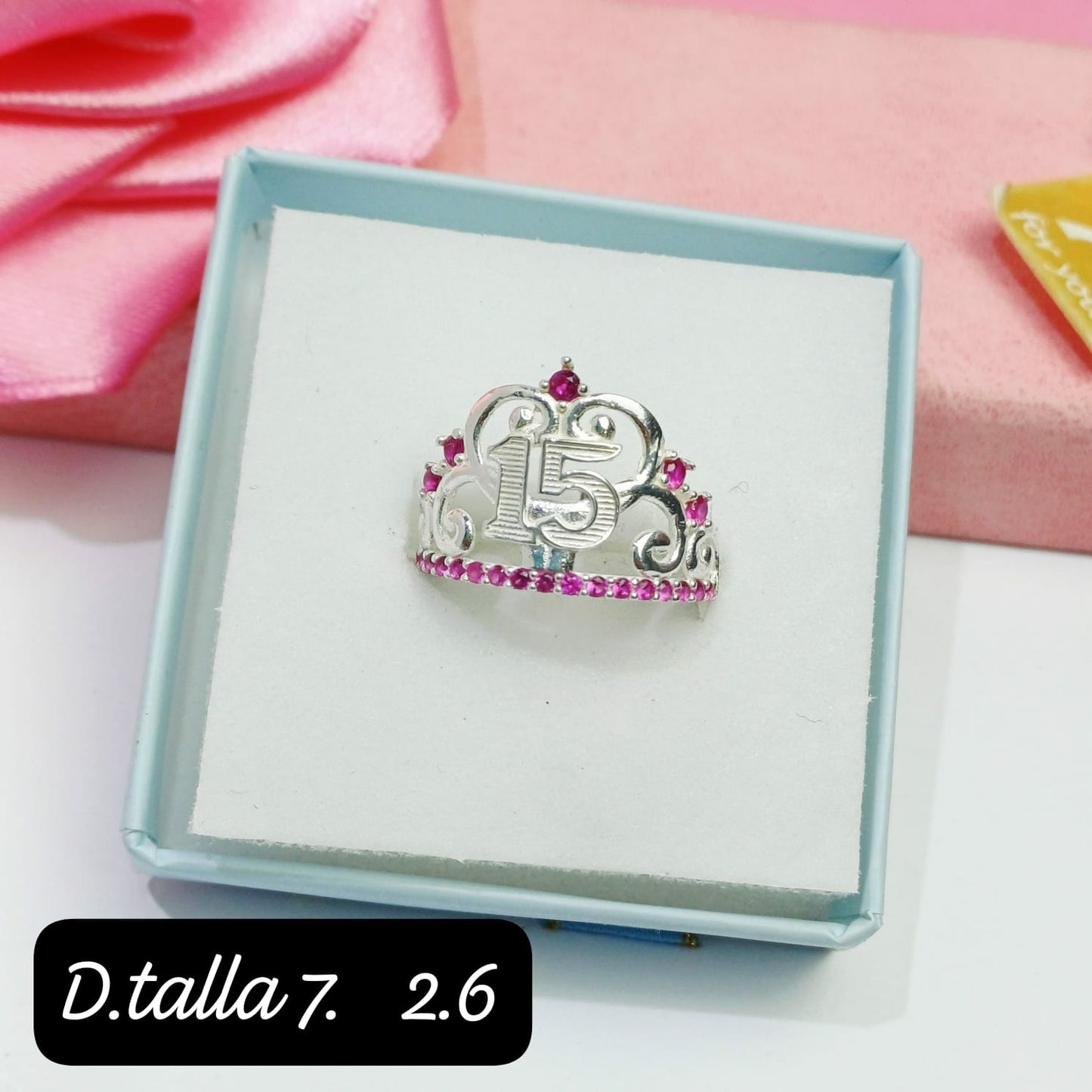 Anillo de 15 años | 7 US