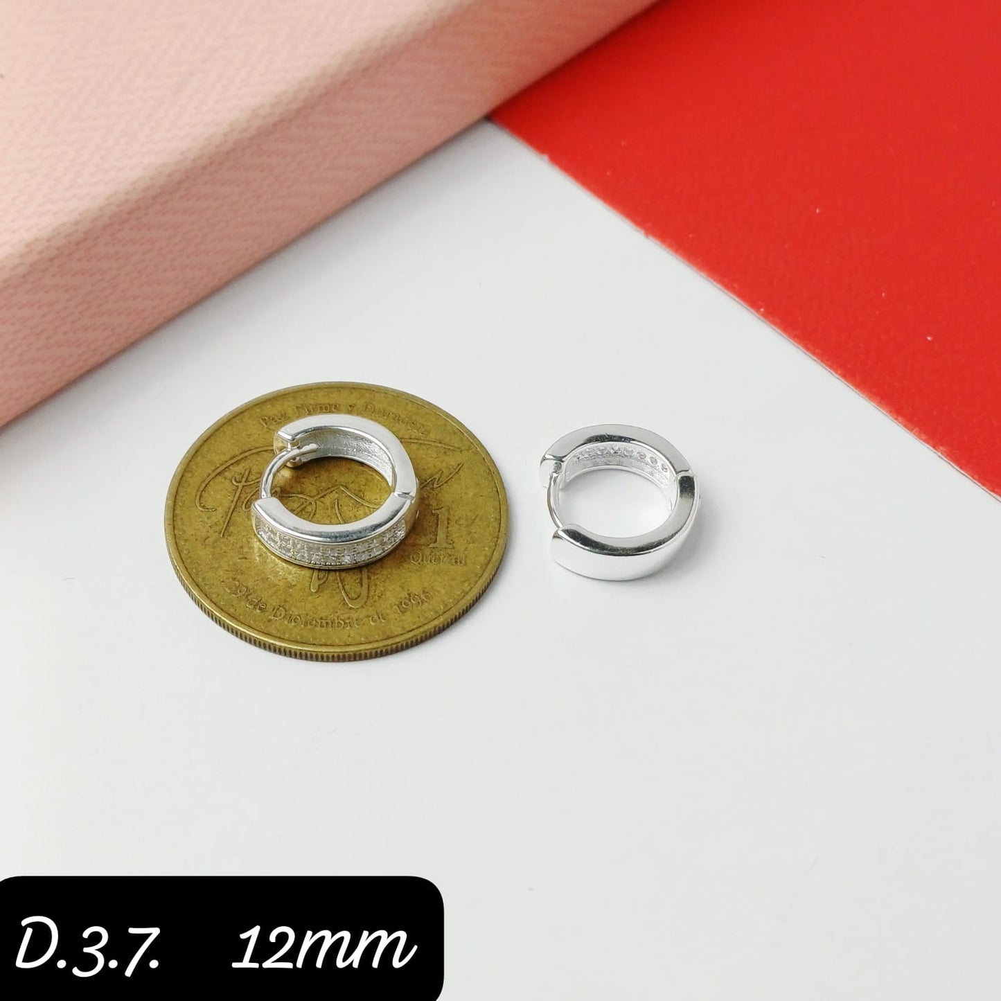Argolla de micro zirconia | 12mm