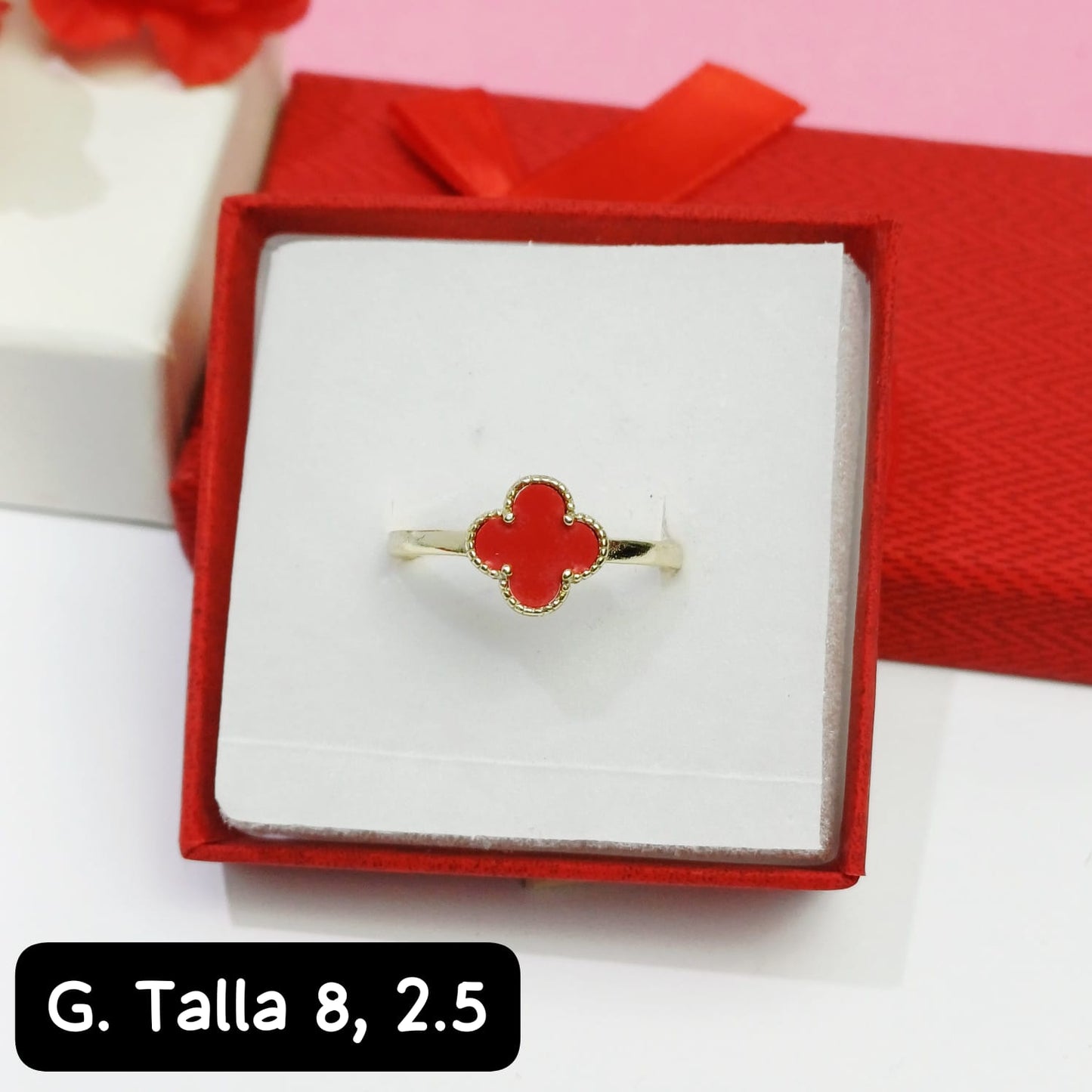 Anillo de trebol | 8 US