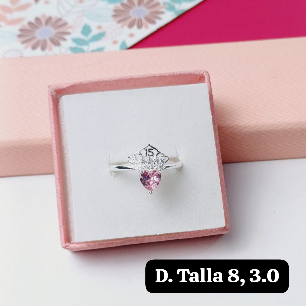 Anillo de 15 años | 8 US