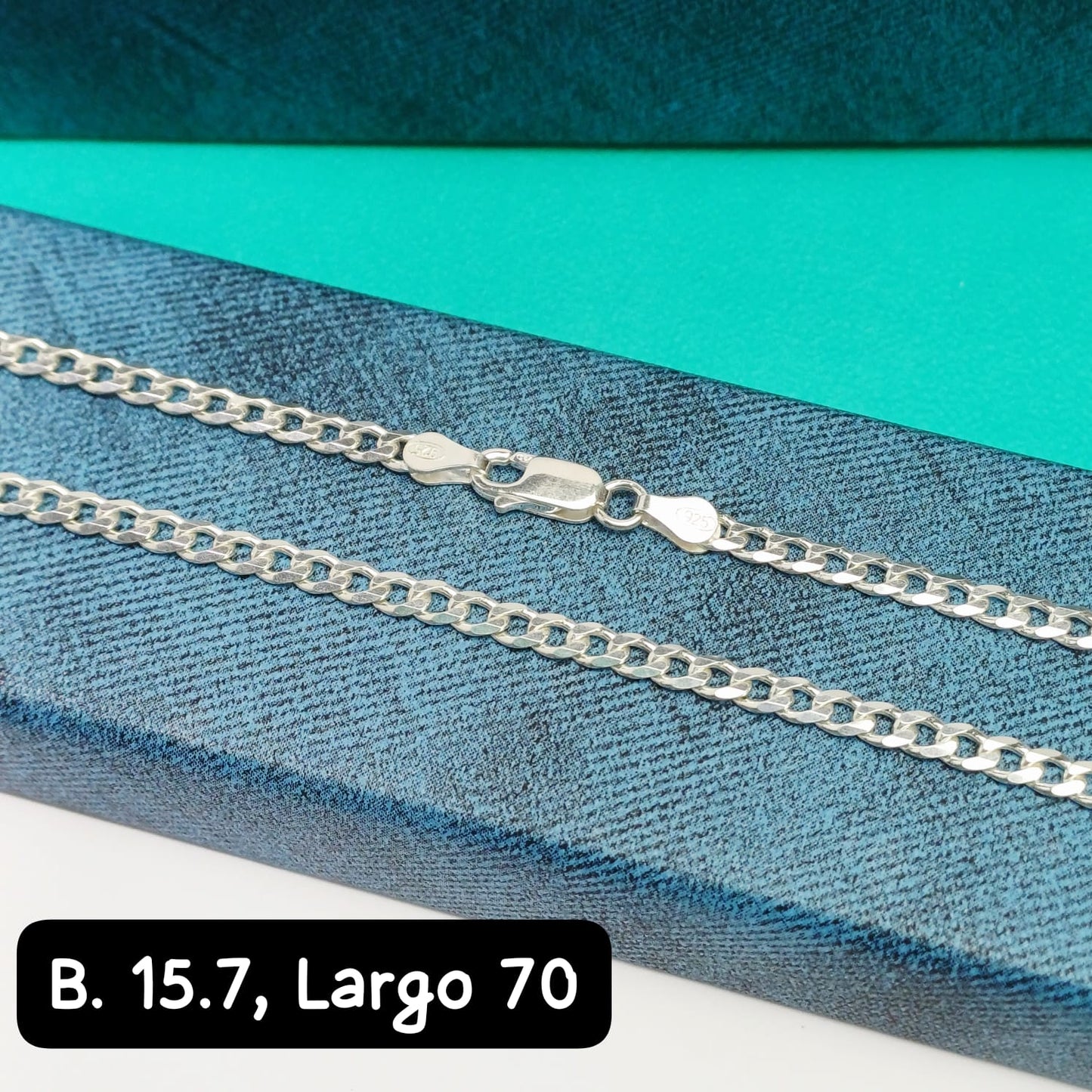 Cadena eslabón Martillado | 70 cm - 4 mm