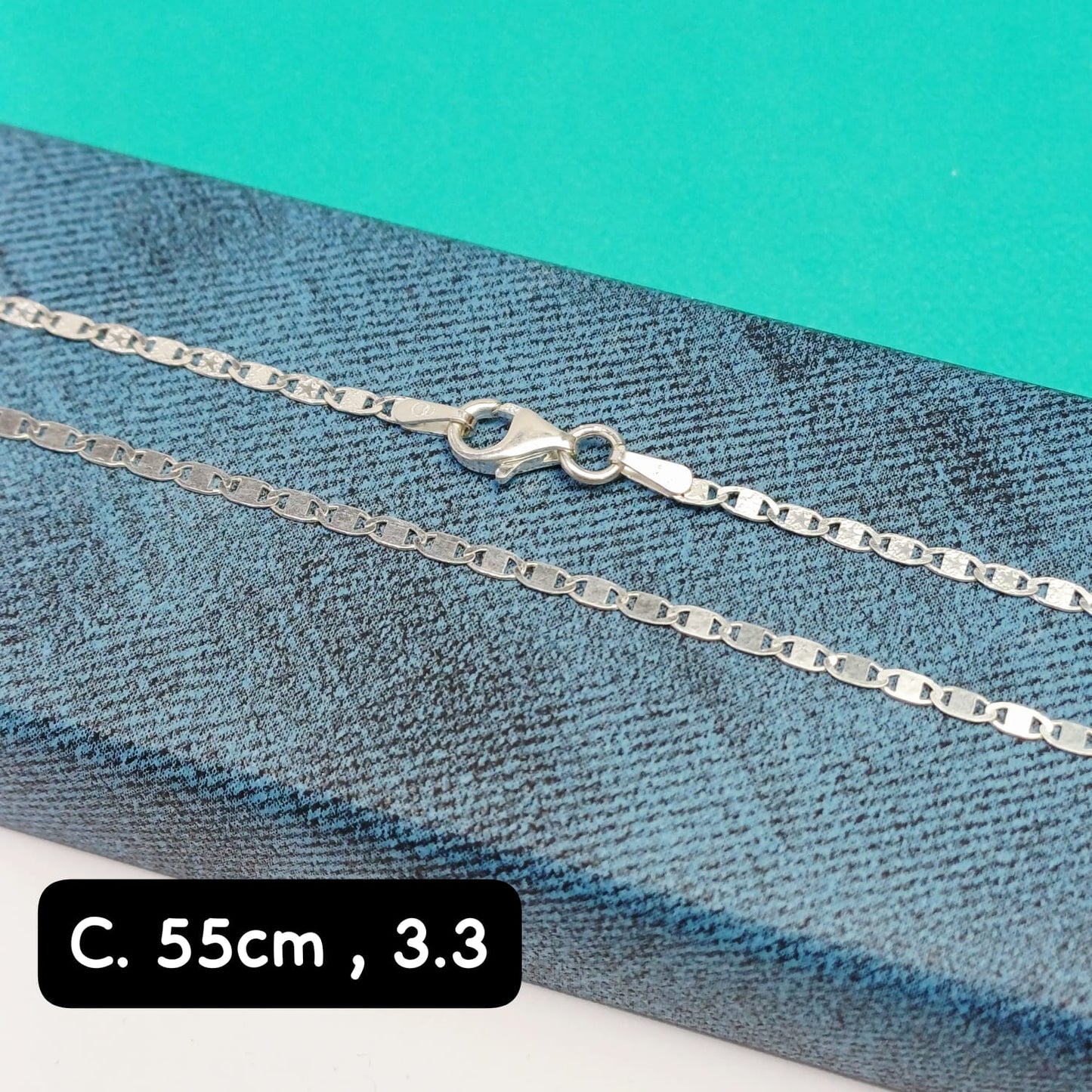 Cadena eslabón Valentino | 55 cm - 2 mm