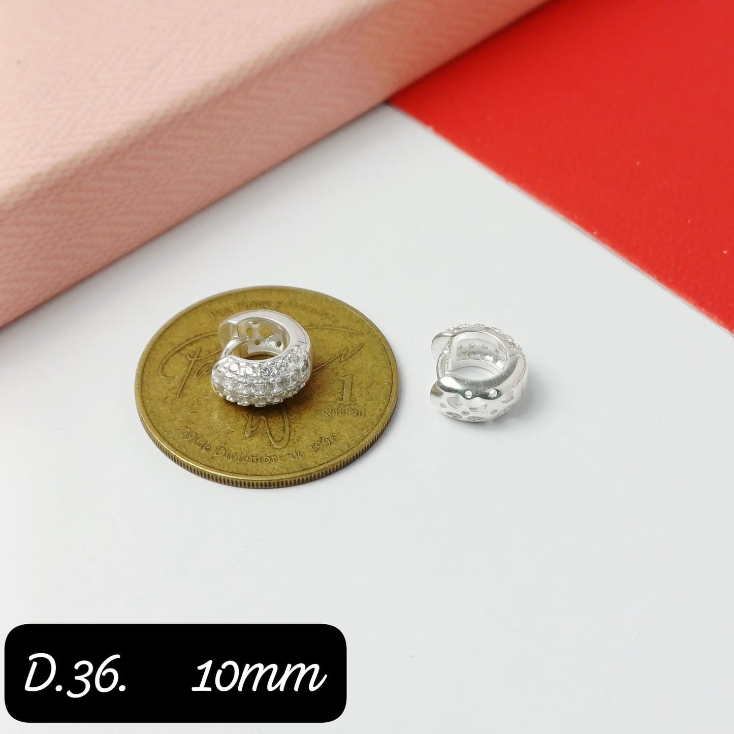 Argolla de micro zirconia | 10mm