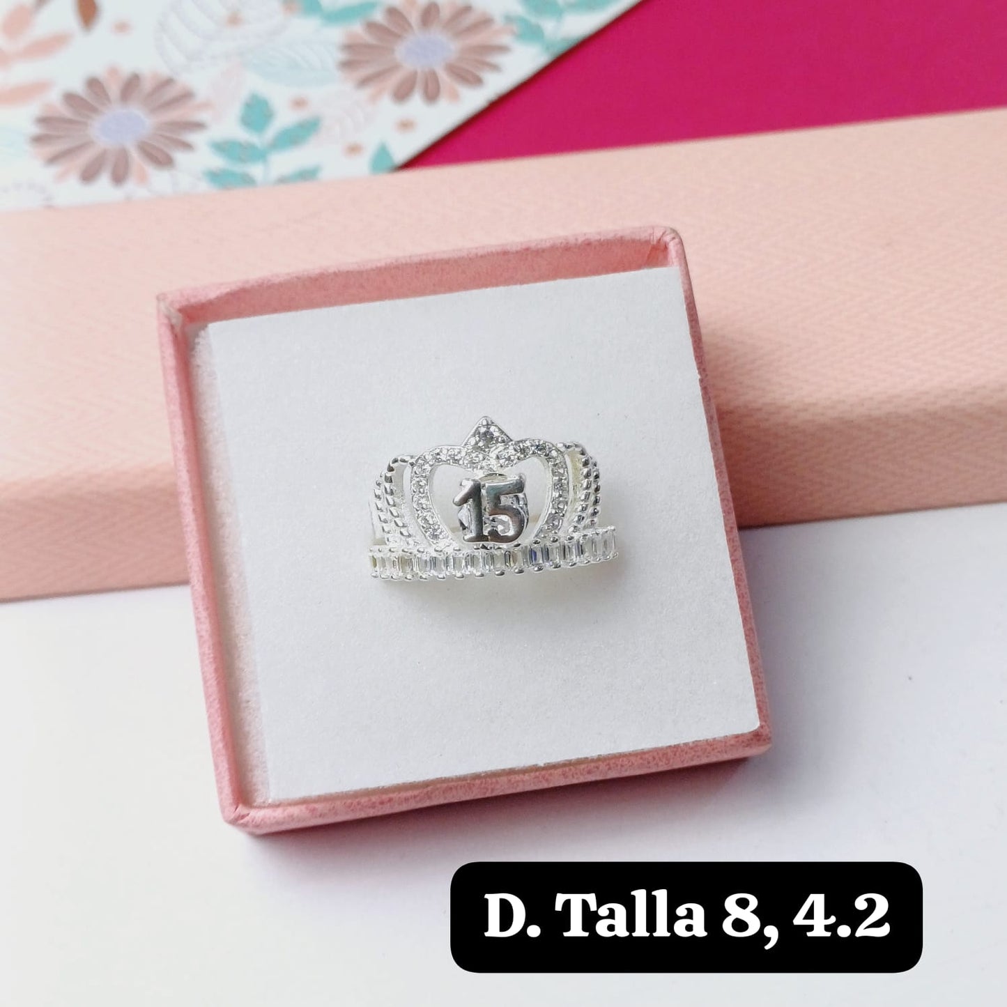 Anillo de 15 años | 8 US