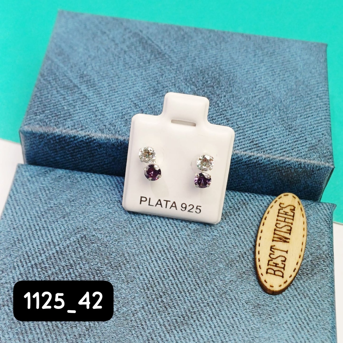 Arete de Broquel diseño tu y yo