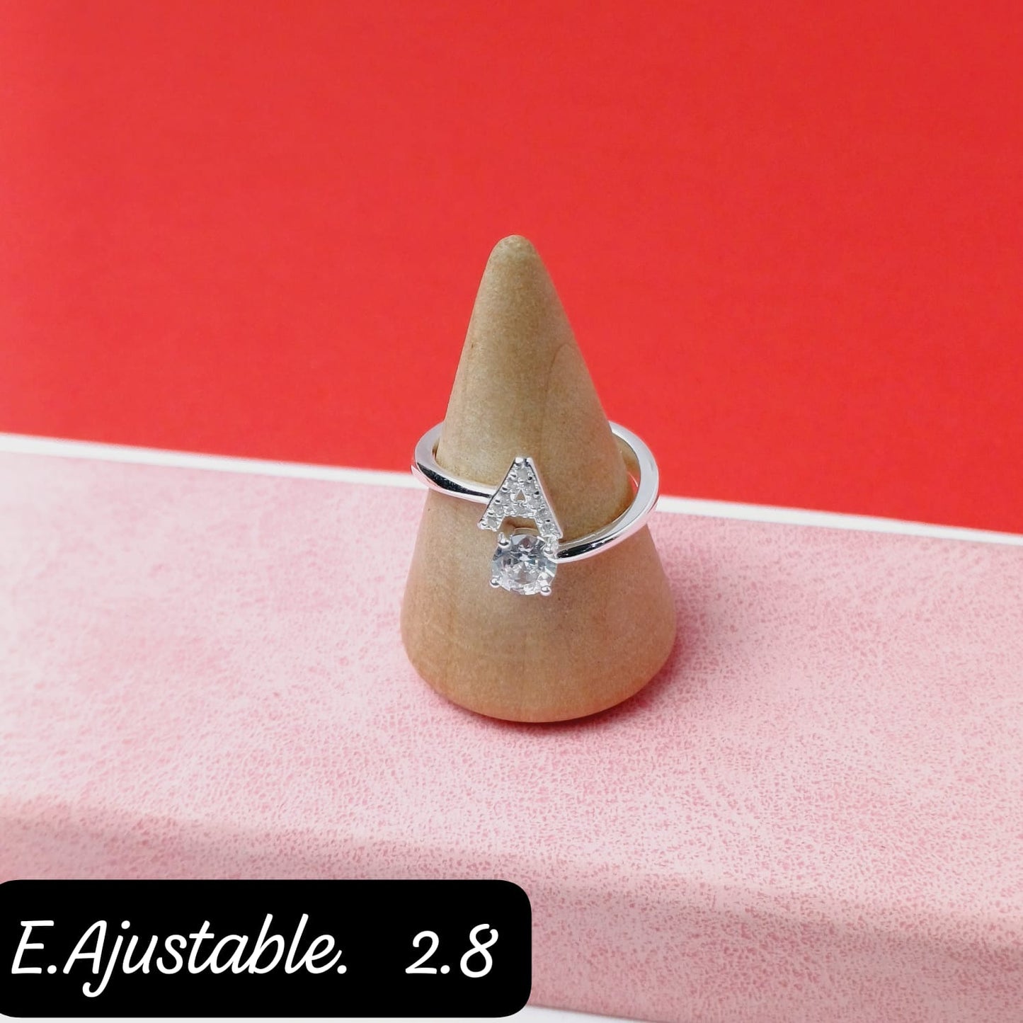 Anillo de letra "A" | 7US