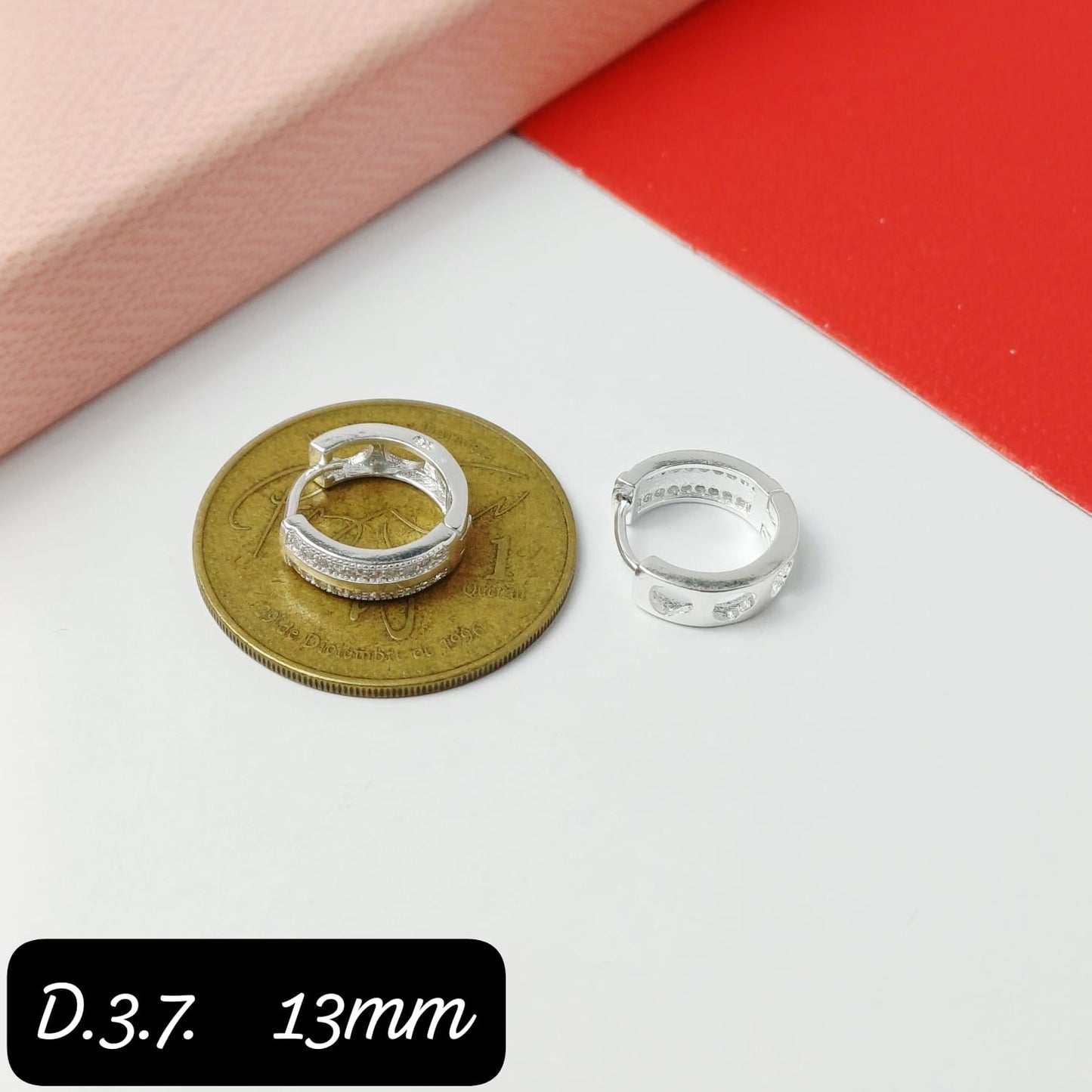 Argolla de micro zirconia | 13mm
