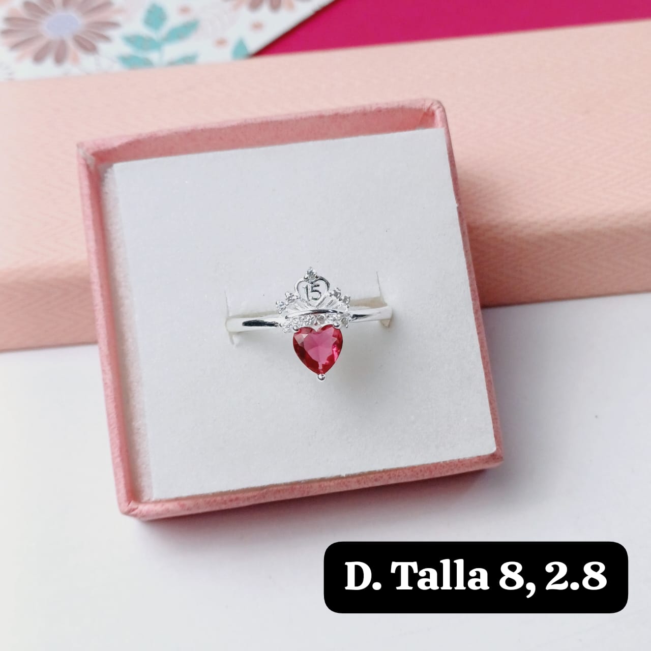 Anillo de 15 años | 8 US