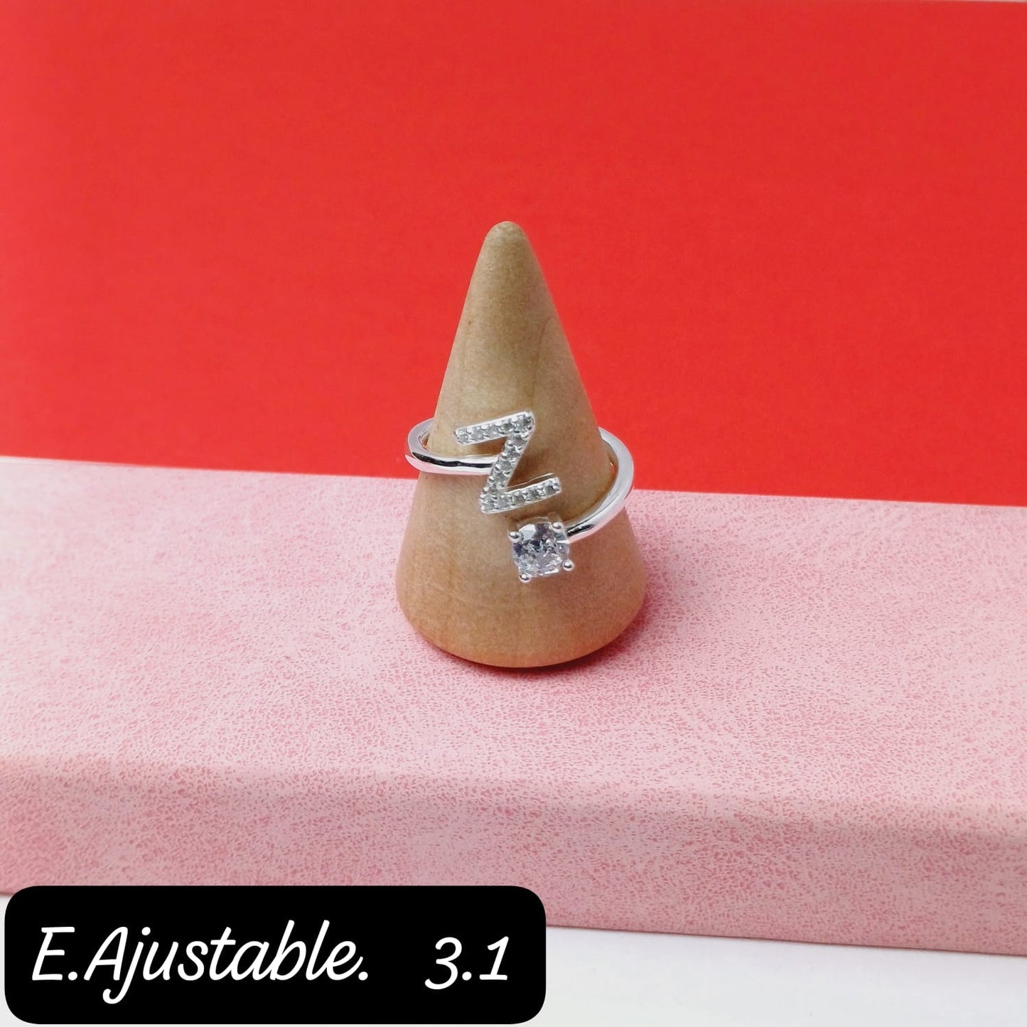 Anillo de letra "Z" | 7US