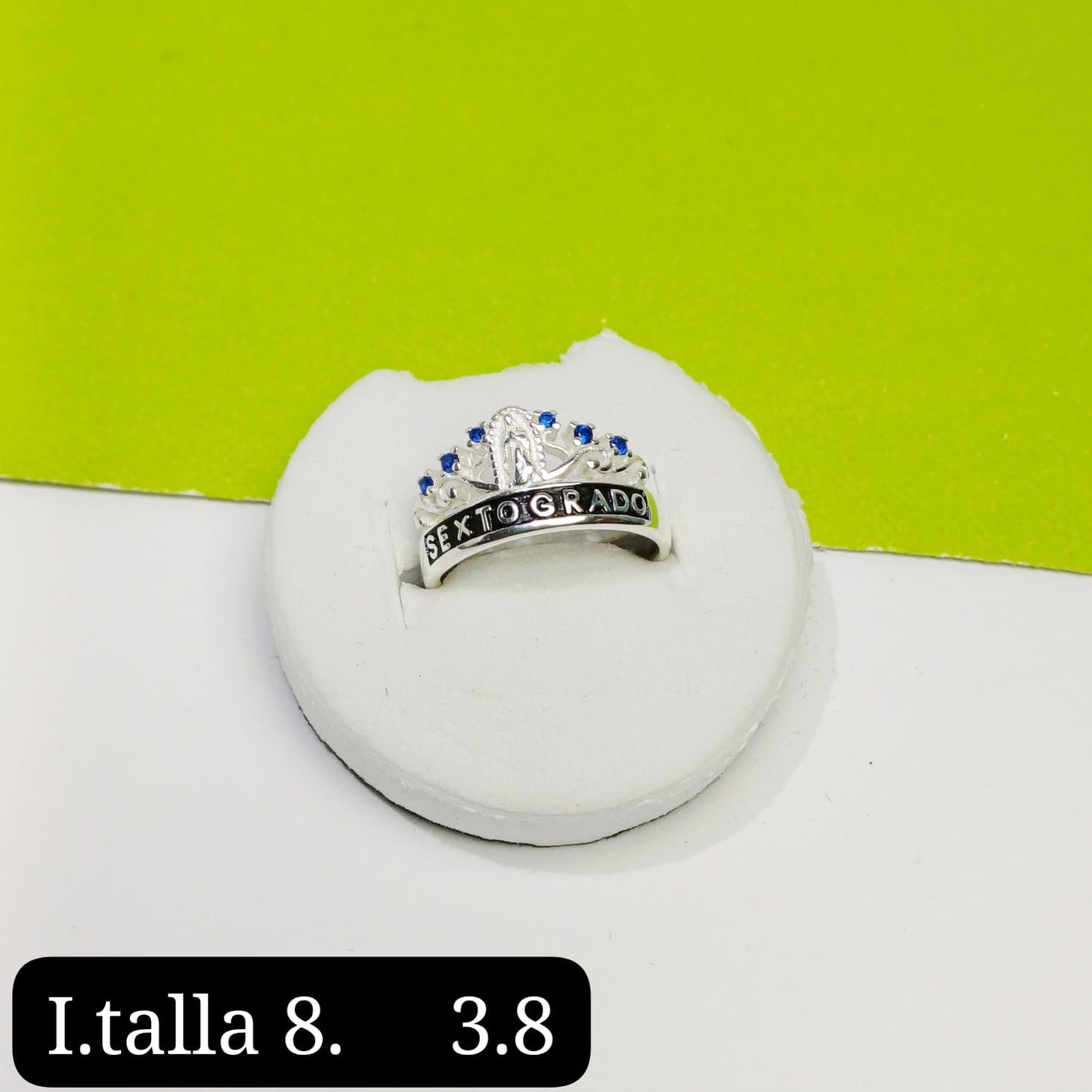 Anillo de graduación 6to grado