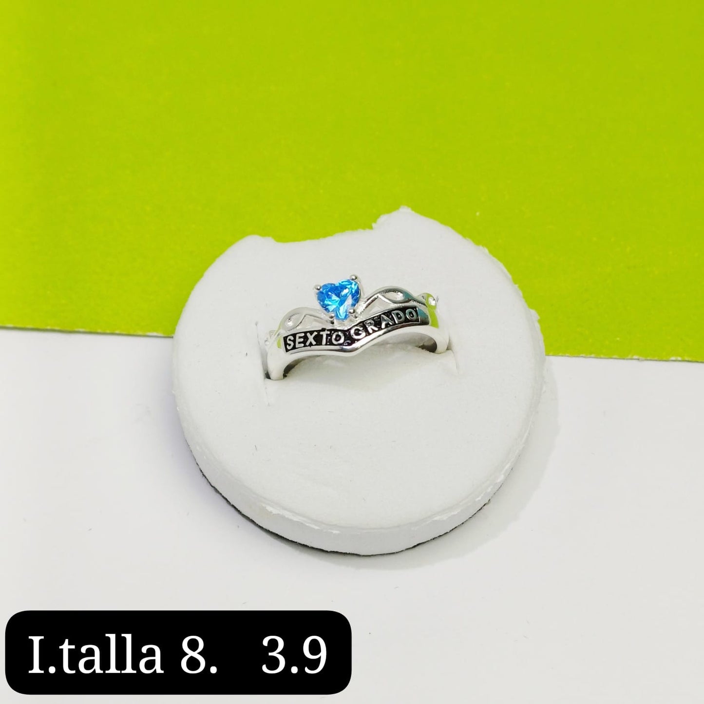 Anillo de graduación 6to grado