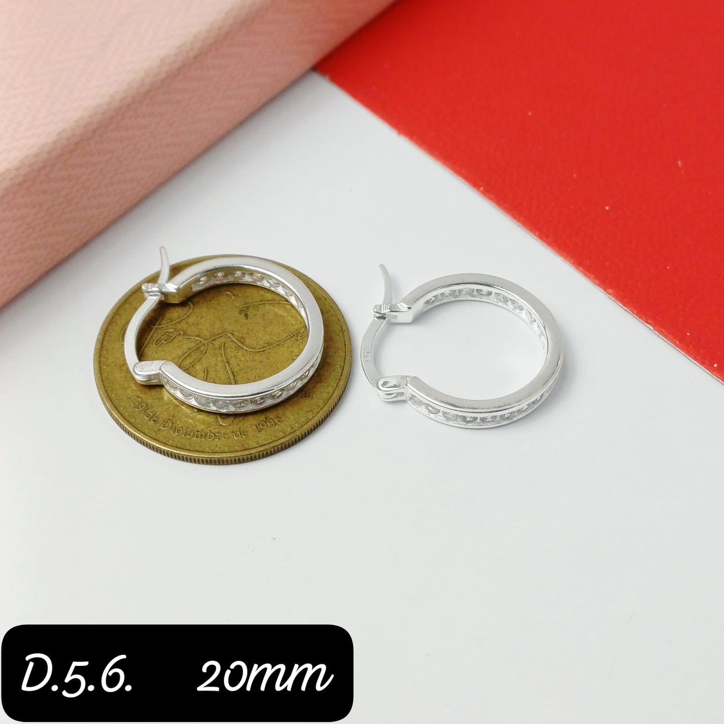 Argolla de micro zirconia|20mm