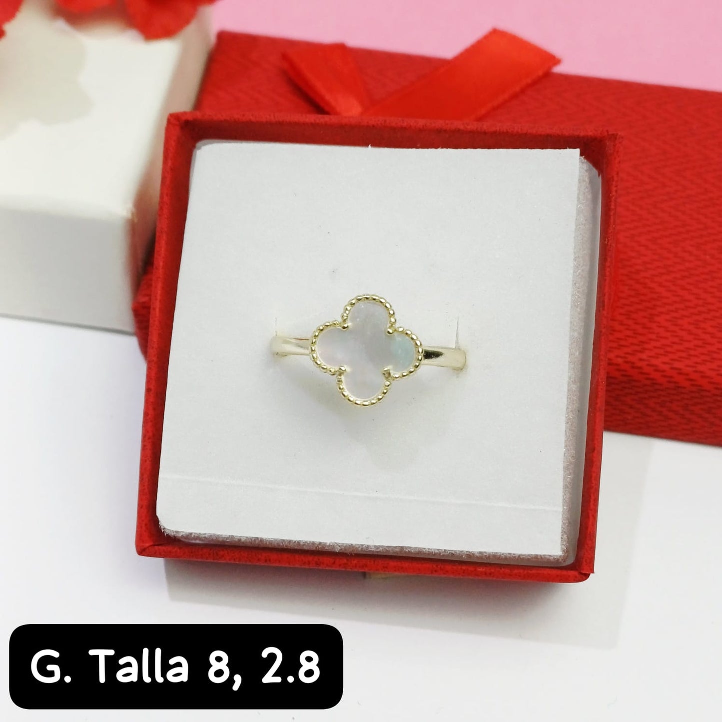 Anillo de trebol | 8 US