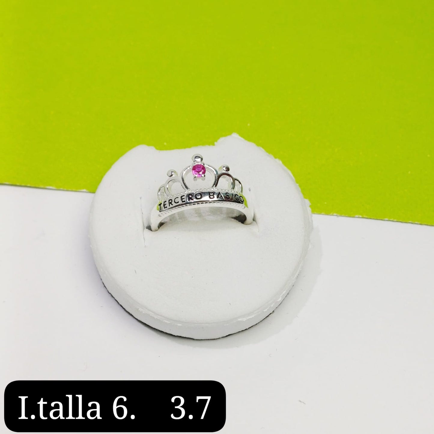 Anillo de graduación 3ro básico