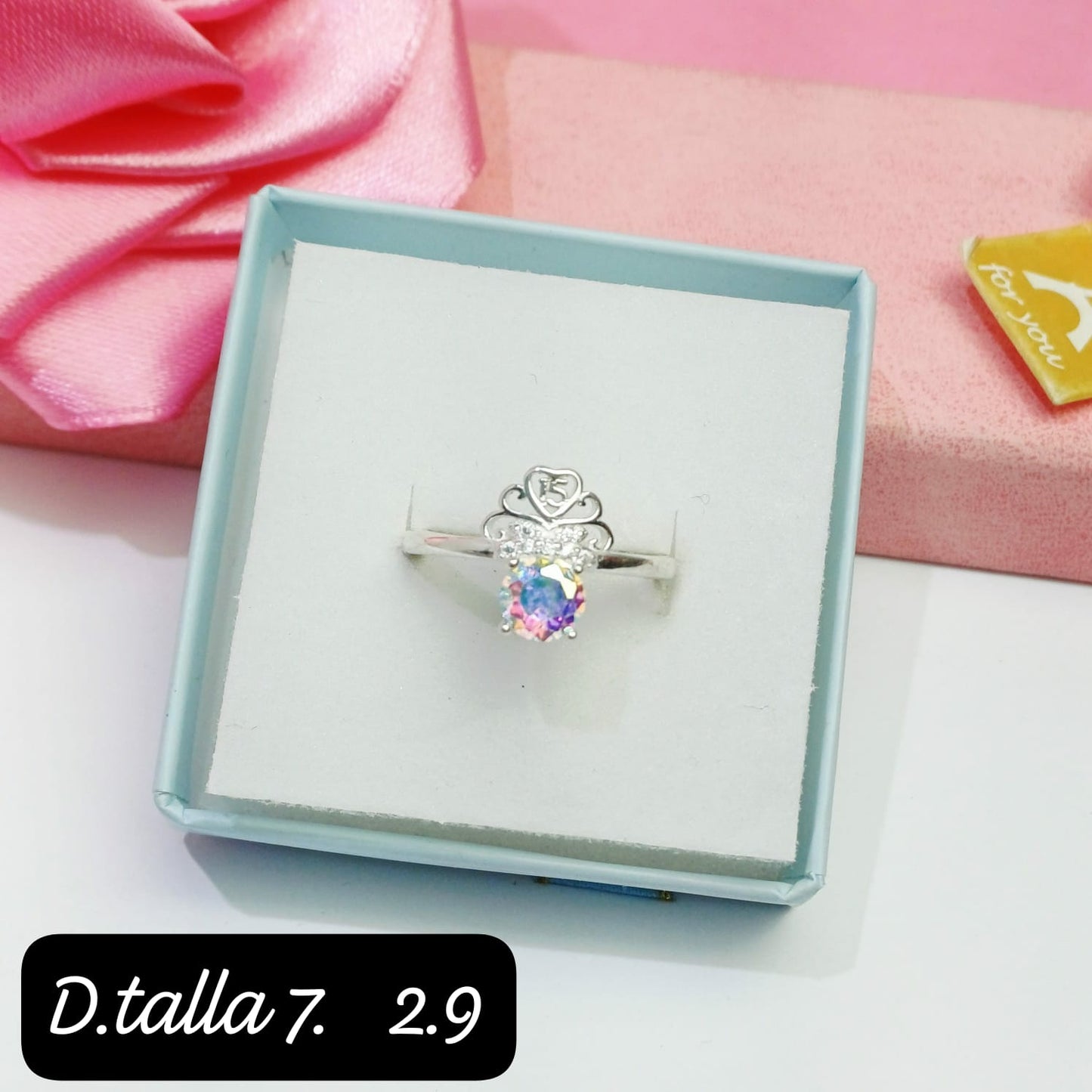 Anillo de 15 años | 7 US
