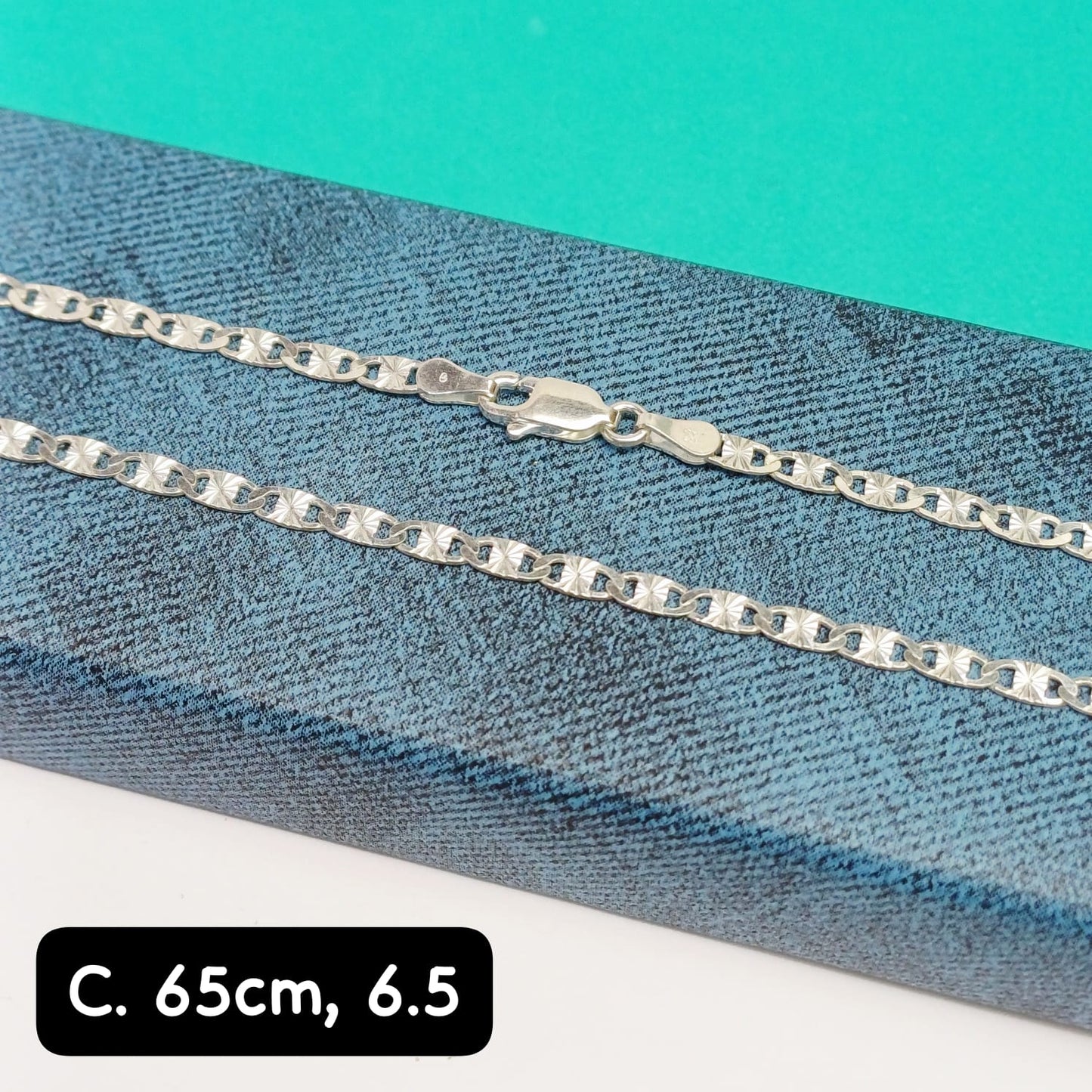 Cadena eslabón Valentino | 65 cm - 3 mm