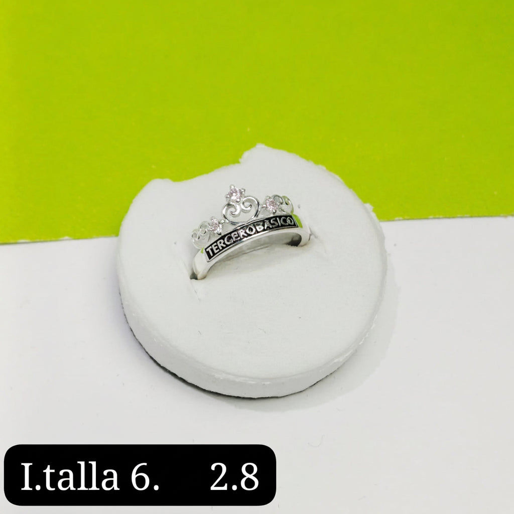 Anillo de graduación 3ro básico