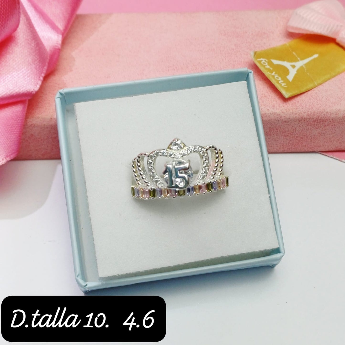 Anillo de 15 años | 10 US