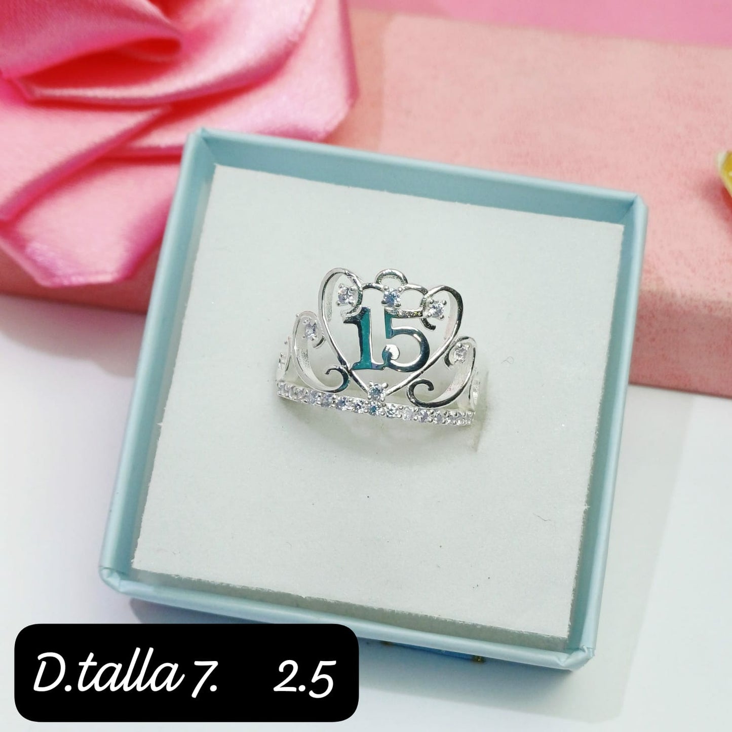 Anillo de 15 años | 7 US