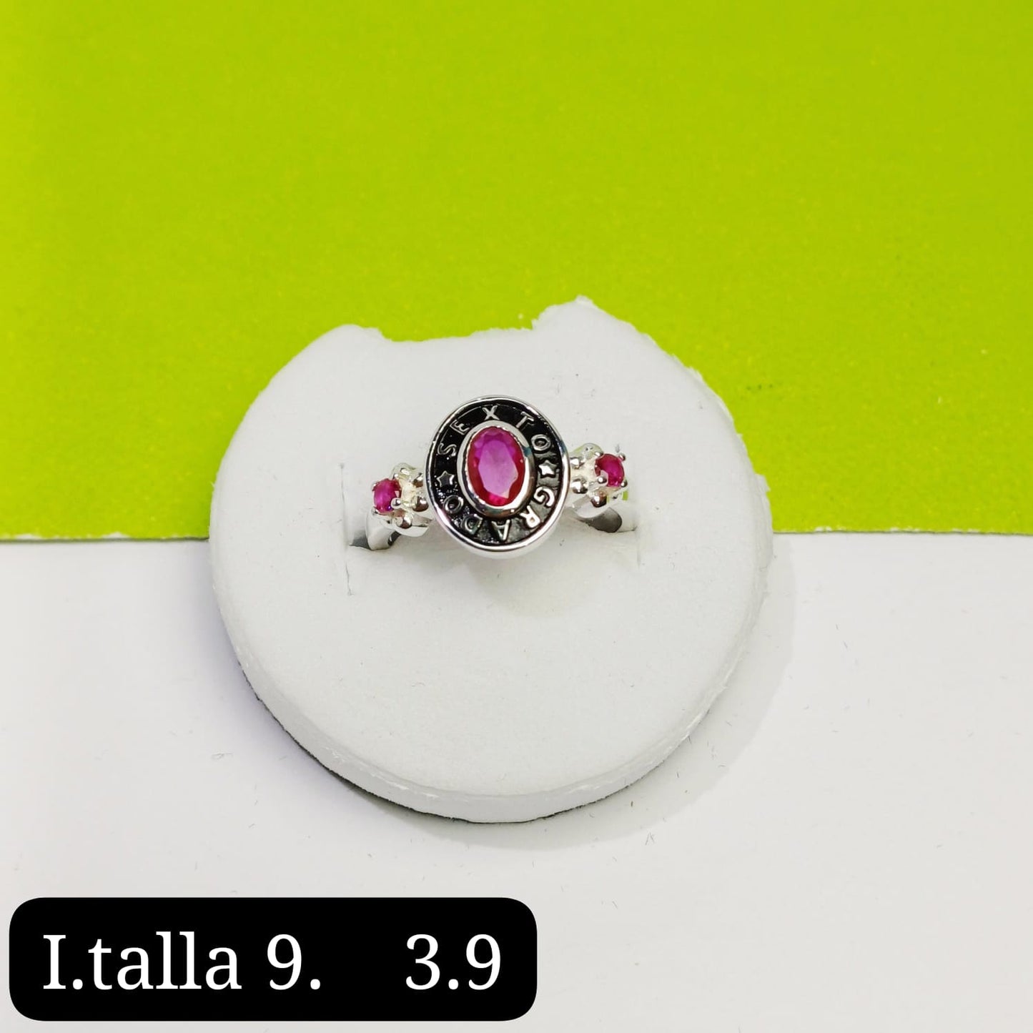 Anillo de graduación 6to grado