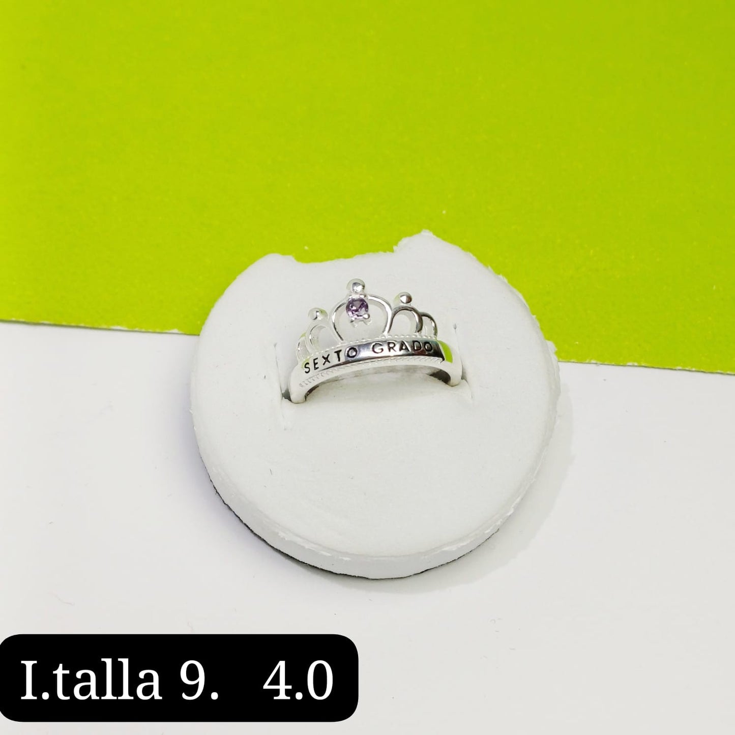 Anillo de graduación 6to grado