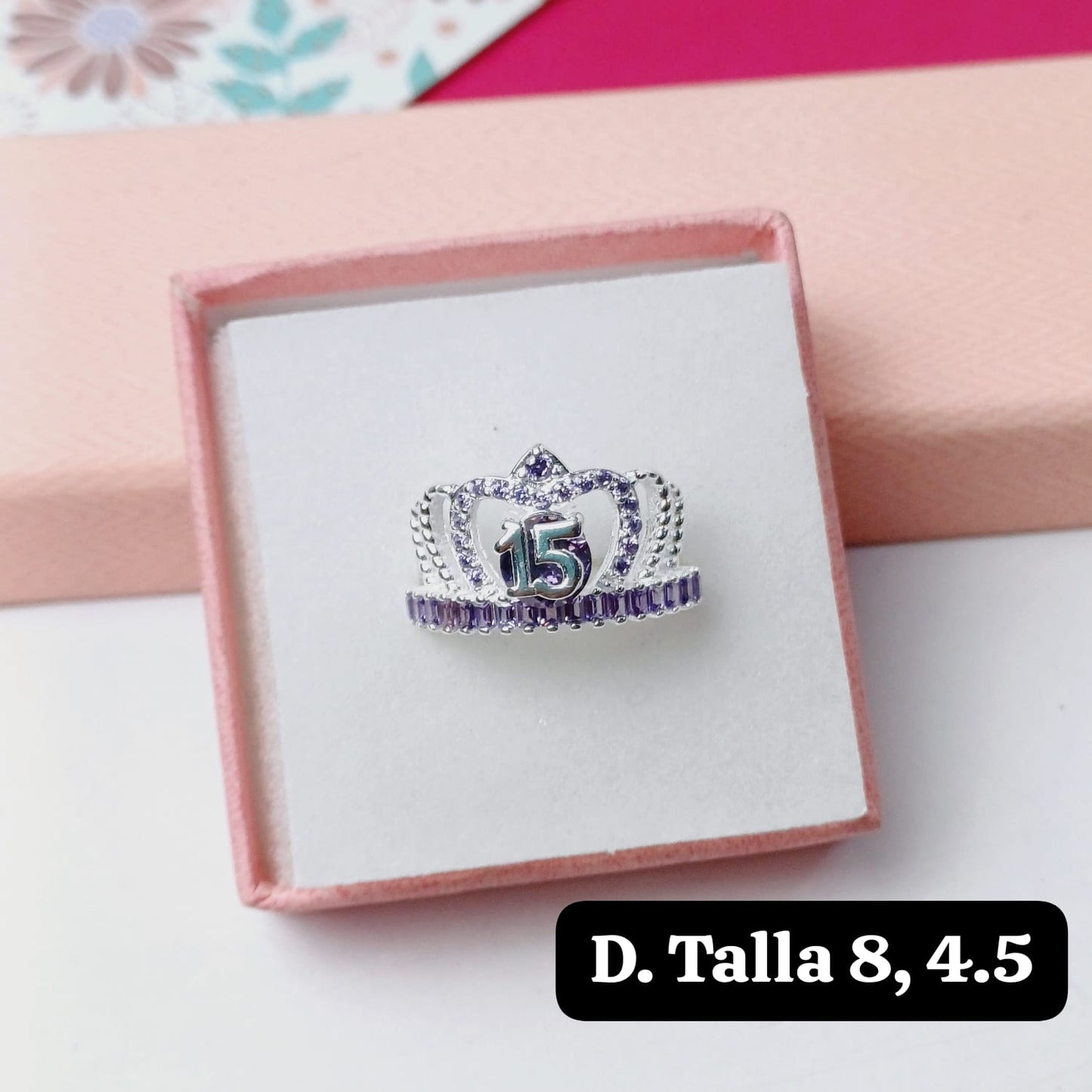 Anillo de 15 años | 8 US