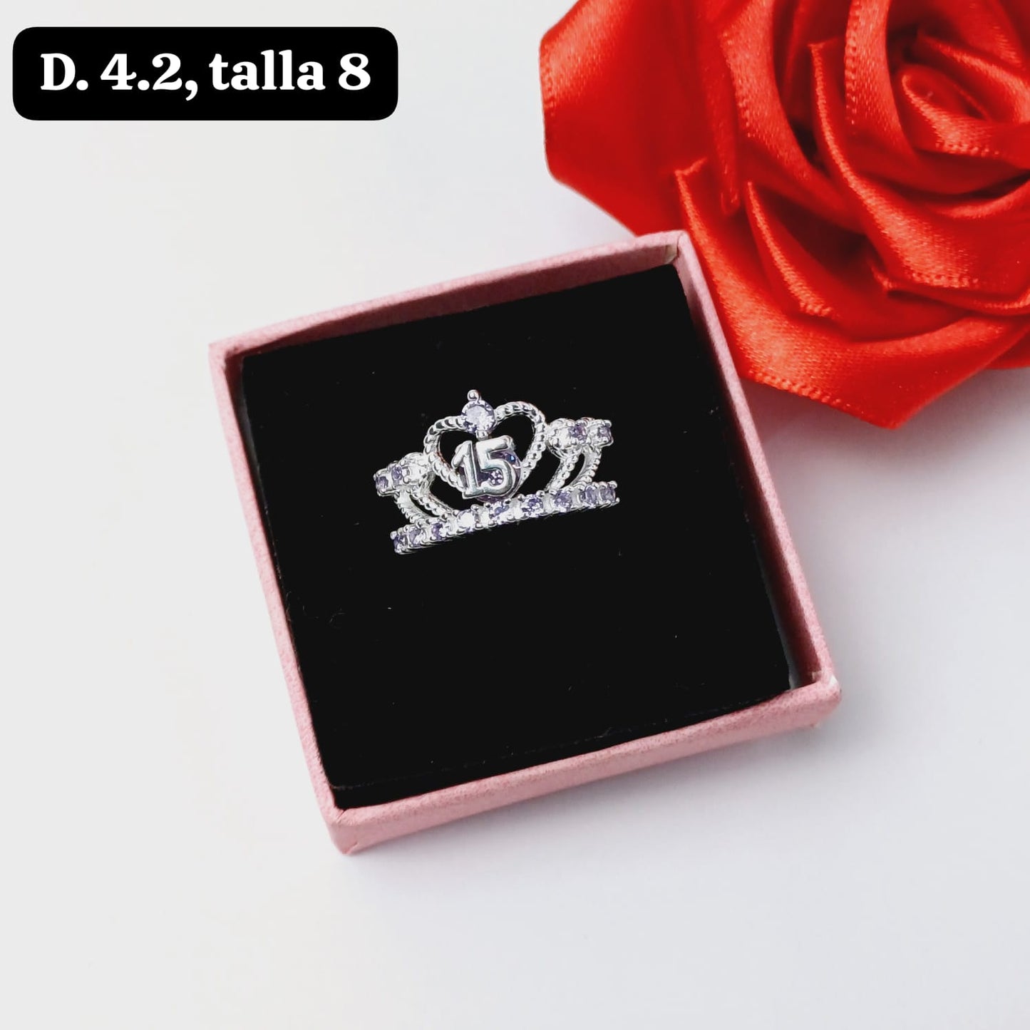 anillo de 15 años  | 8.0 US