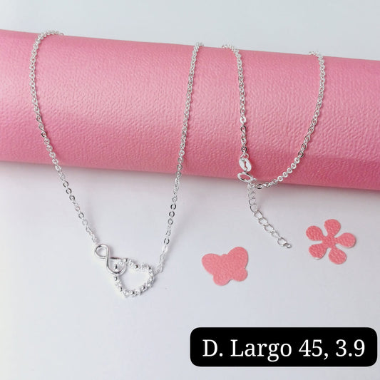 Gargantilla de infinito| 45cm - 1mm|