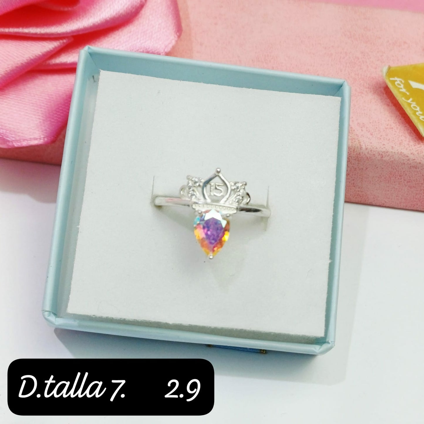 Anillo de 15 años | 7  US