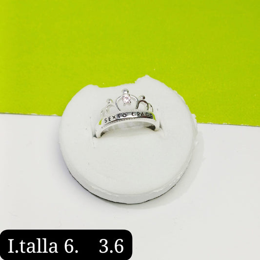 Anillo de graduación 6to grado