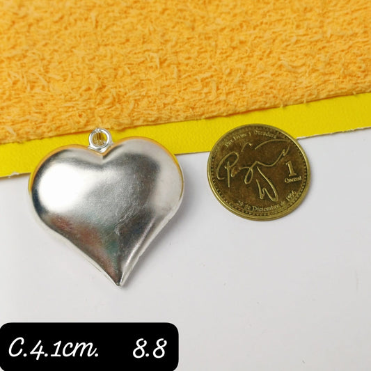 Dije de corazon liso
