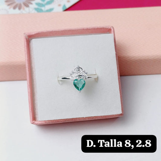 PDA67 - Anillo de 15 años  | 8 US