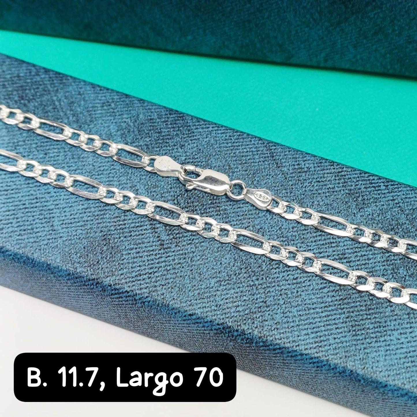 Cadena eslabón figaro | 70 cm - 4mm