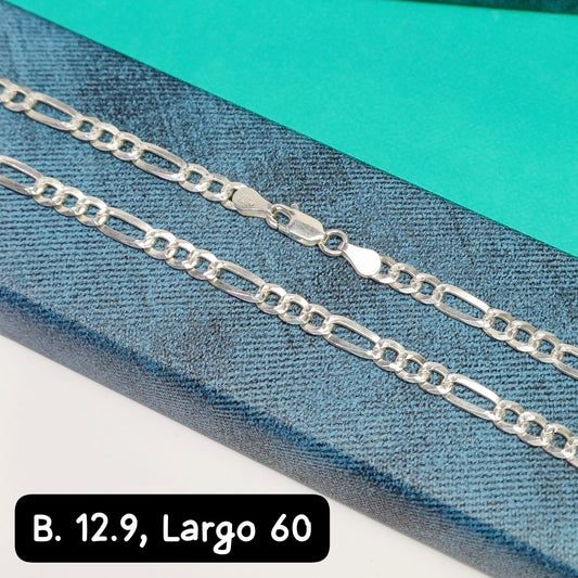 Cadena eslabón figaro | 60 cm - 5 mm