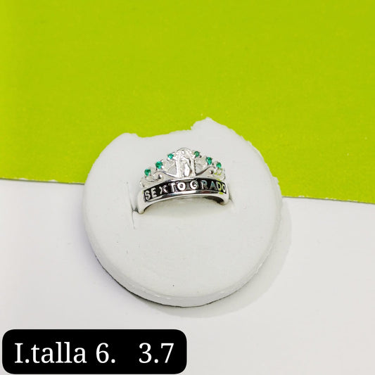 Anillo de graduación 6to grado