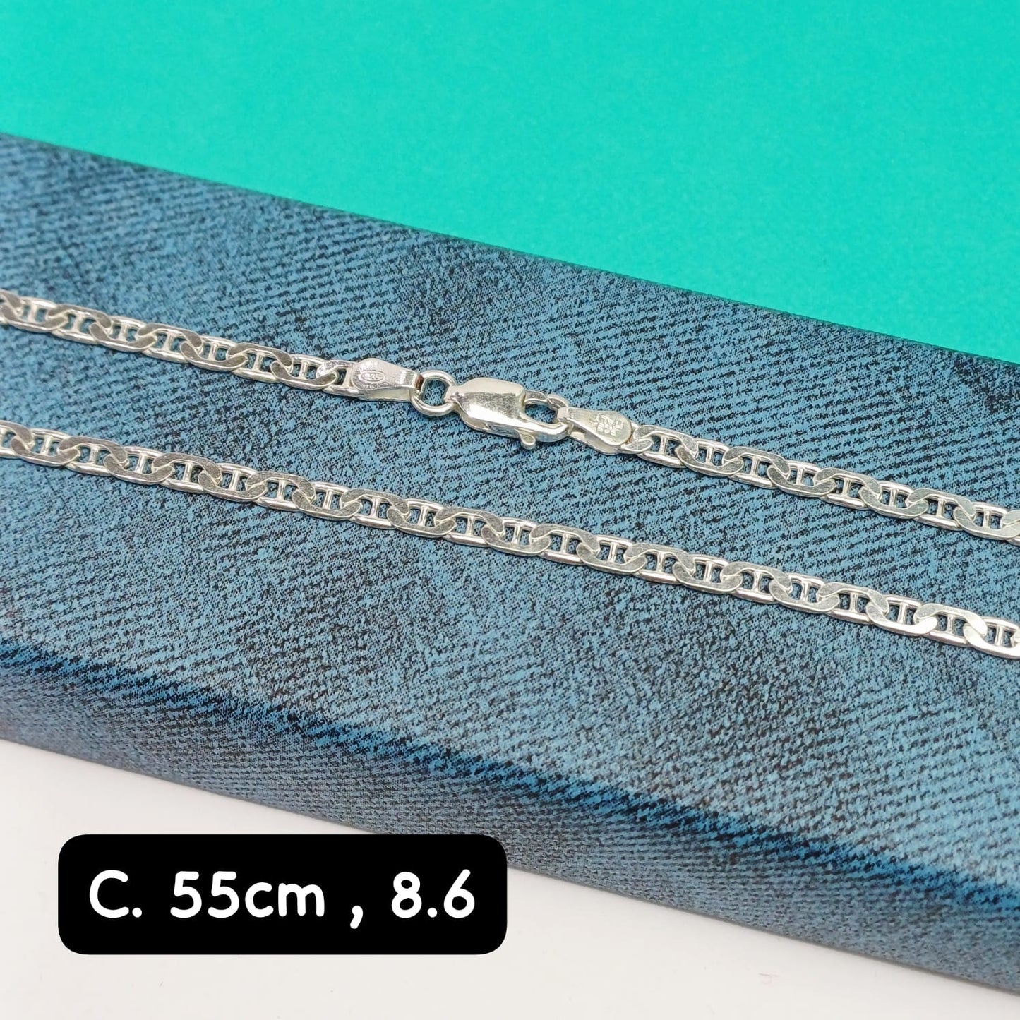 Cadena eslabón Valentino| 55 cm - 3 mm