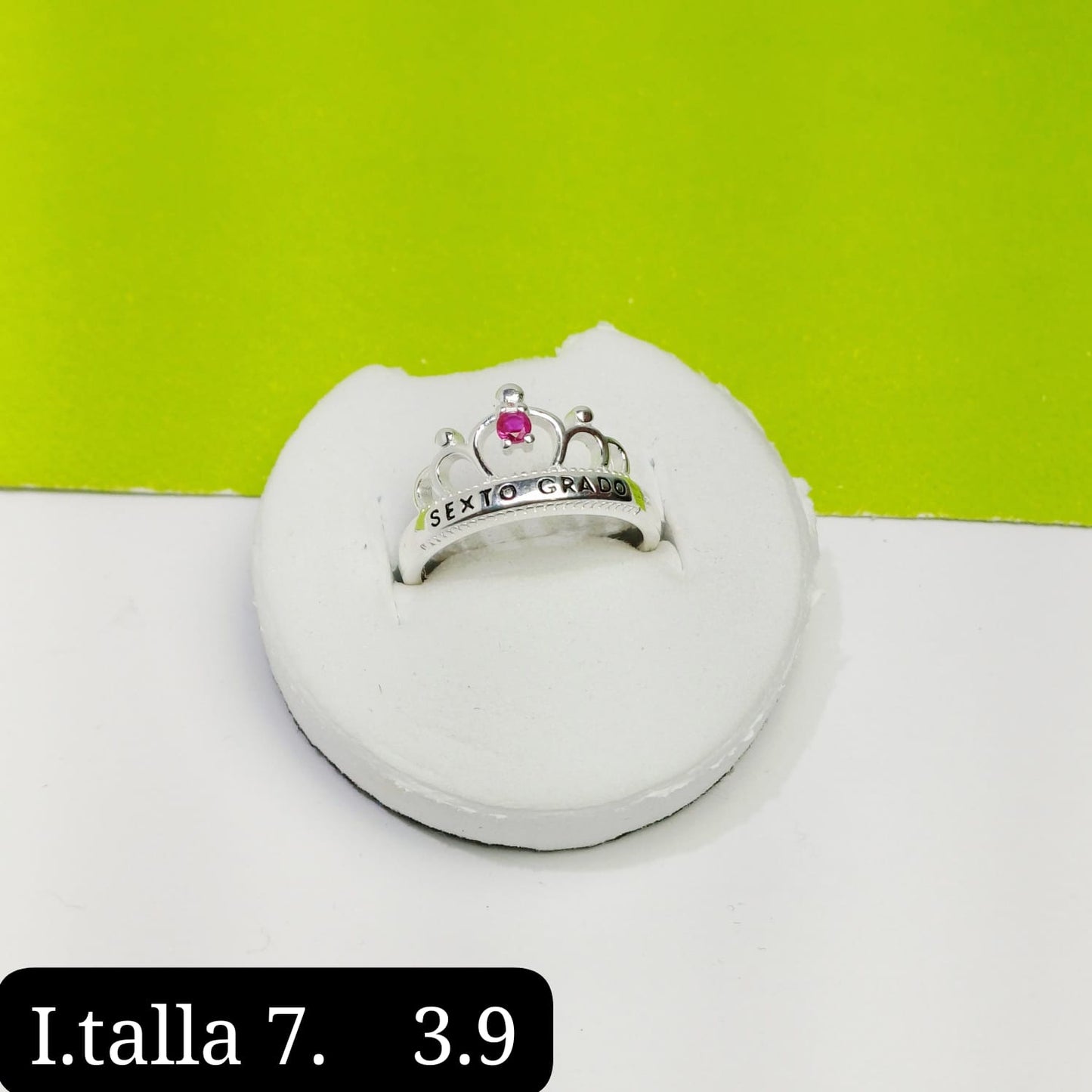 Anillo de graduación 6to grado