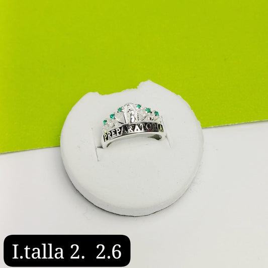 Anillo de graduación preparatoria