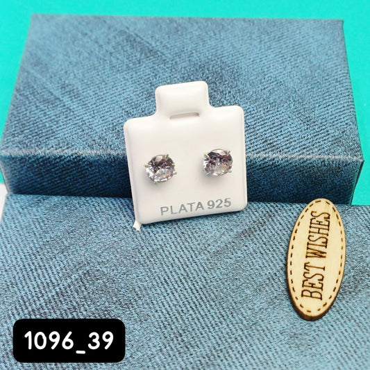Arete de Broquel lila