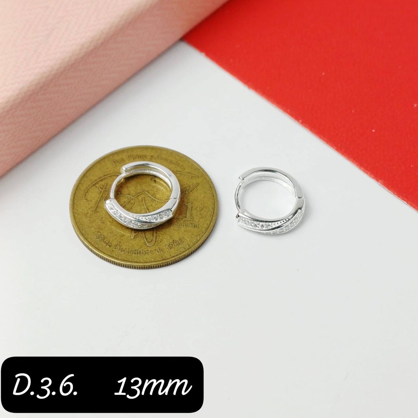 Argolla de micro zirconia | 13mm